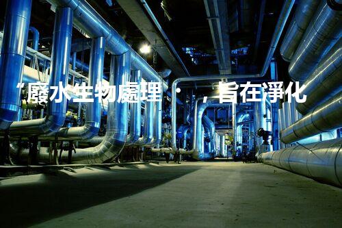 “廢水生物處理，旨在凈化水源，守護(hù)碧水藍(lán)天”